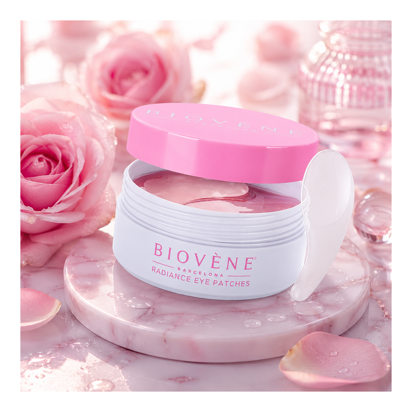 🍉✨ Patchs Contour des Yeux Bakuchiol & Pastèque Radiance – 60 Patchs (30 Paires) – Biovène Barcelona