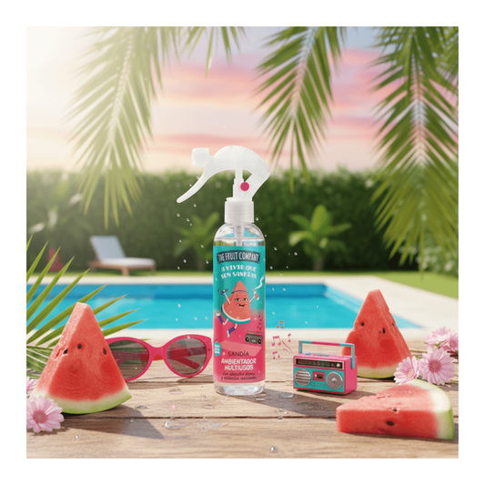 🍉 Spray d’Ambiance Maison & Tissus Parfum Pastèque – The Fruit Company – 250 ml