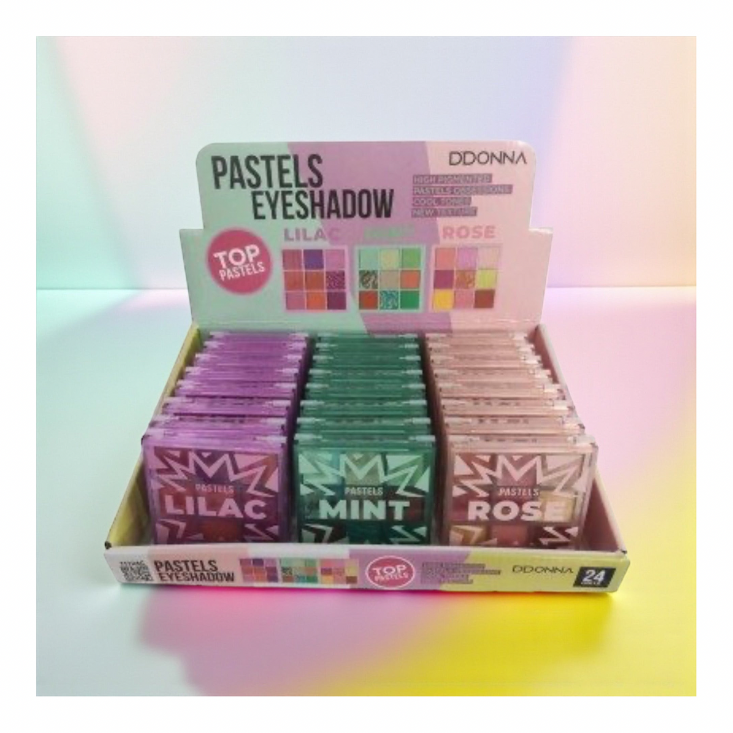 🌸 Palette de Fards à Paupières Pastels – D’Donna