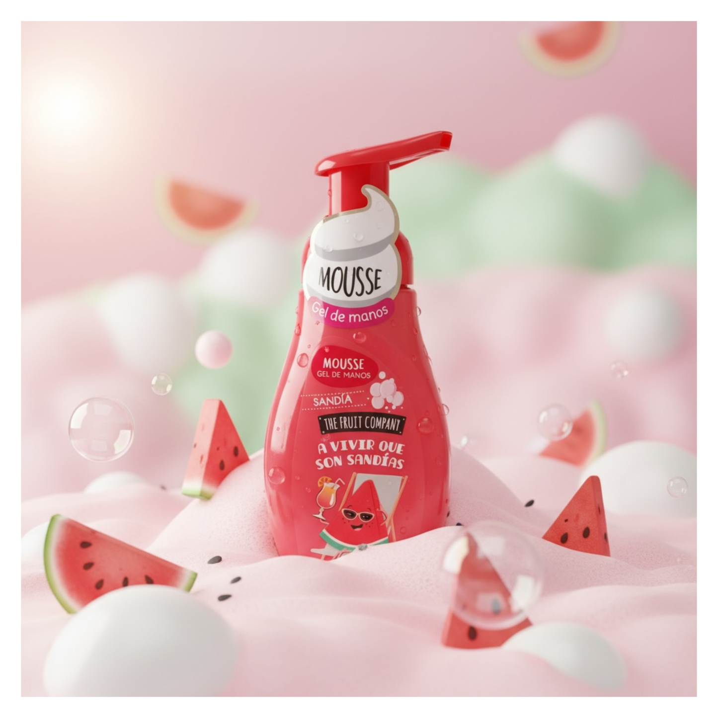 ‼️précommande 🍉Savon Mousse pour les Mains Pastèque – The Fruit Company 250 ml 🍉