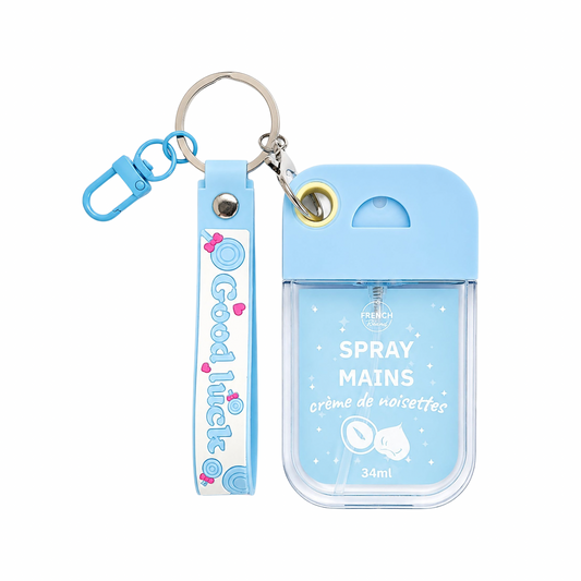 🍂🤎Spray Désinfectant Mains Crème de Noisettes 34 ml – Porte-Clés