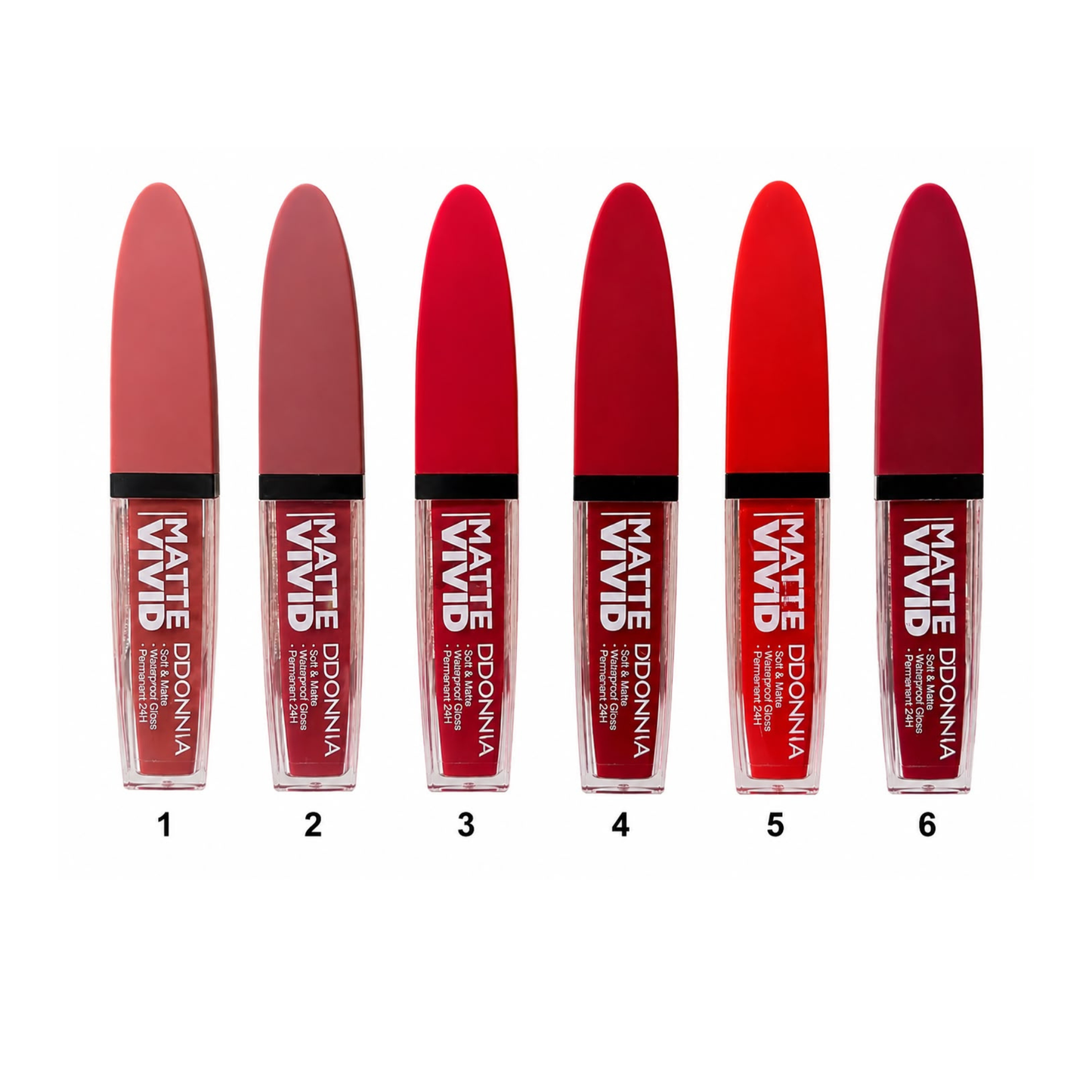 💄 Gloss Matte Vivid – D’Donna | Effet Mat & Longue Tenue 24H