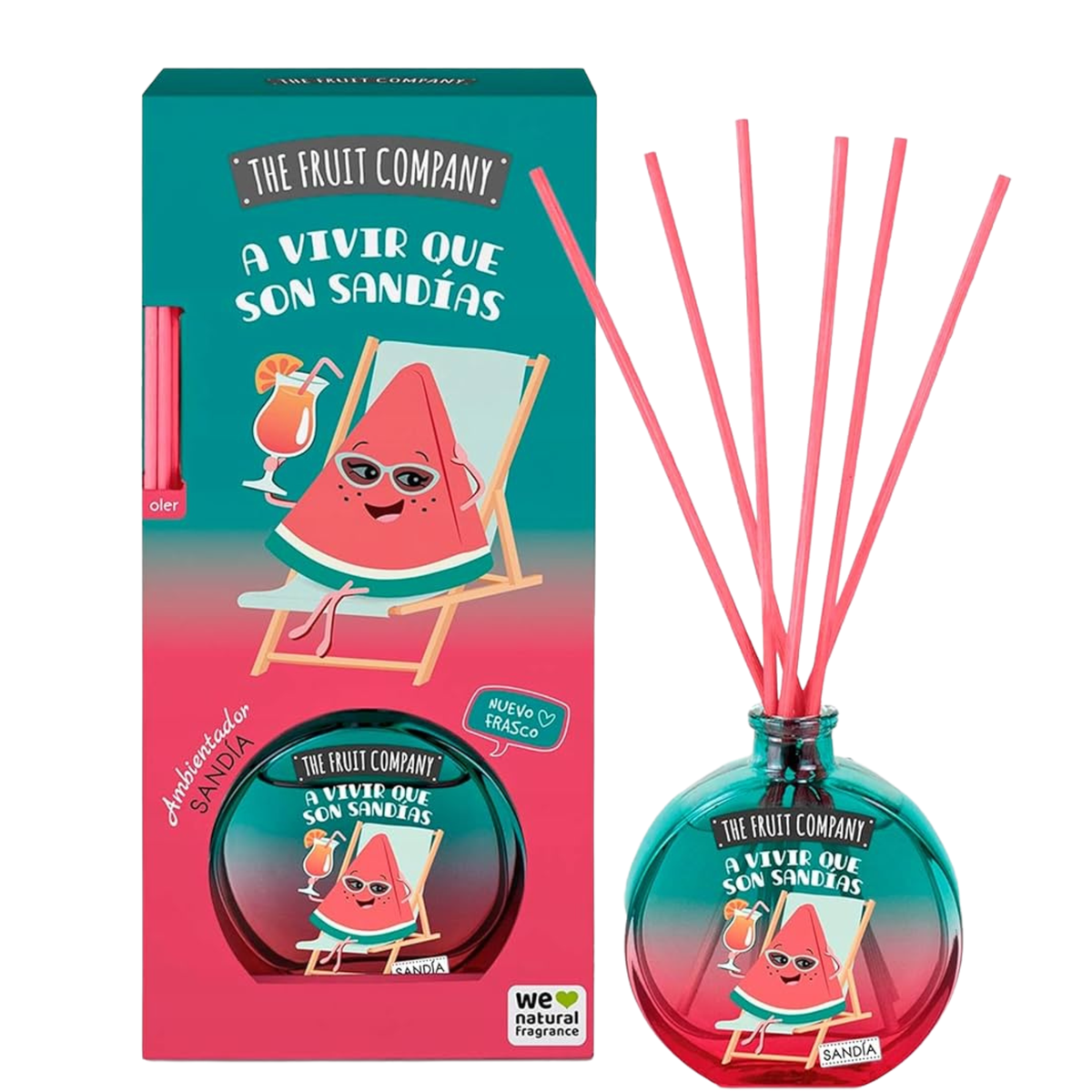 🍉  Mikado Diffuseur de Parfum Pastèque 40 ml – The Fruit Company