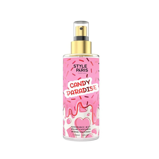 🍭 Brume Parfumée – Candy Paradise (Fraise & Pêche) 100ml