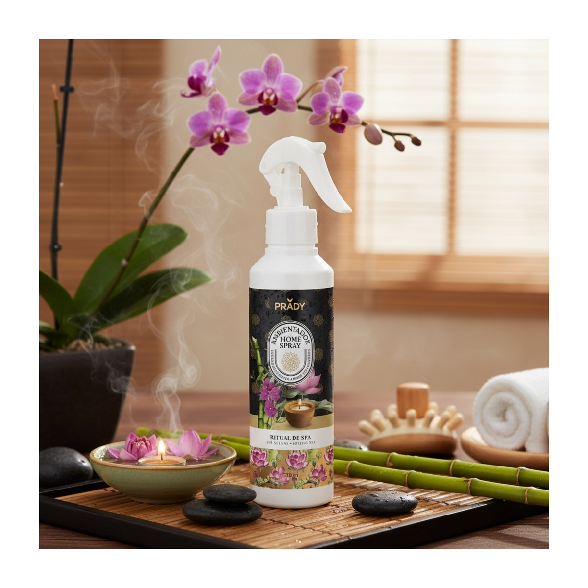 🌿 Spray d’Ambiance Rituel de Spa – Prady – 220 ml