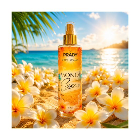 Brume Corporelle Monoï Sun – Prady – 250 ml ☀️🌺