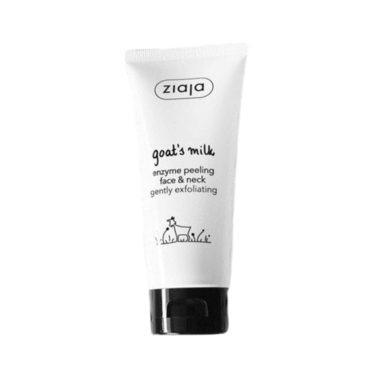 Peeling Enzymatique Visage & Cou au Lait de Chèvre 🐐 – 75 ml -Ziaja