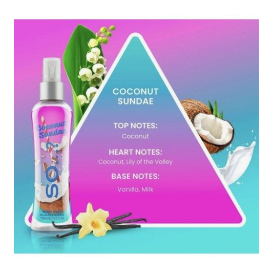 🥥 Brume Corporelle Coconut Sundae – So…? (100 ml)