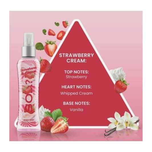 🍓 Brume Corporelle Strawberry & Cream – So…? (100 ml)