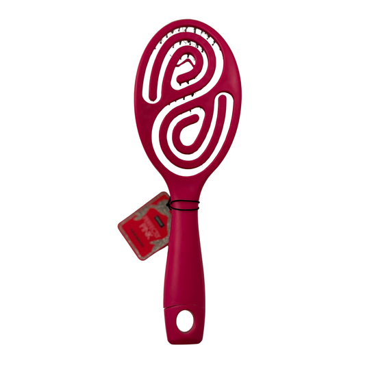 Brosse à cheveux -rose fuchsia -sence