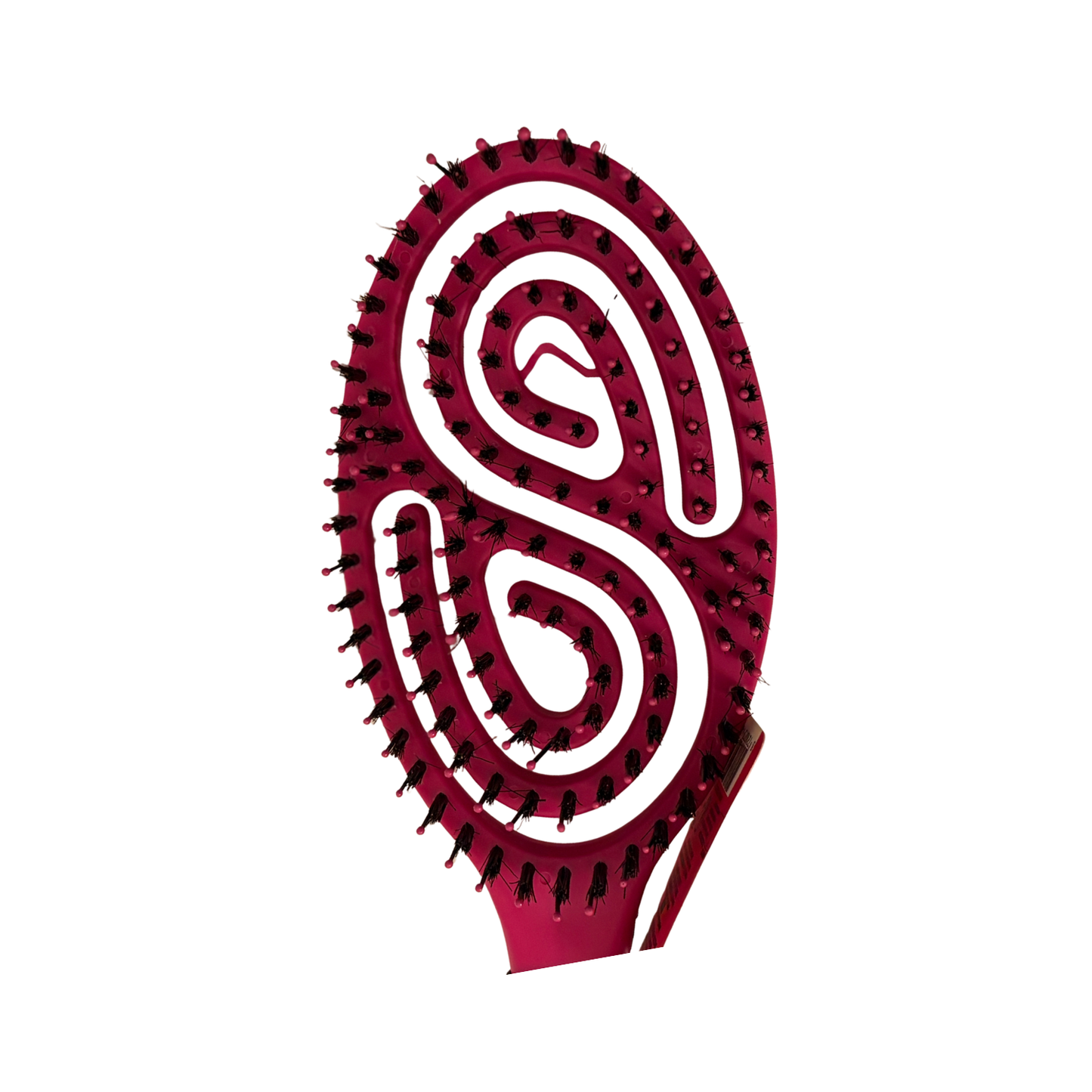 Brosse à cheveux -rose fuchsia -sence