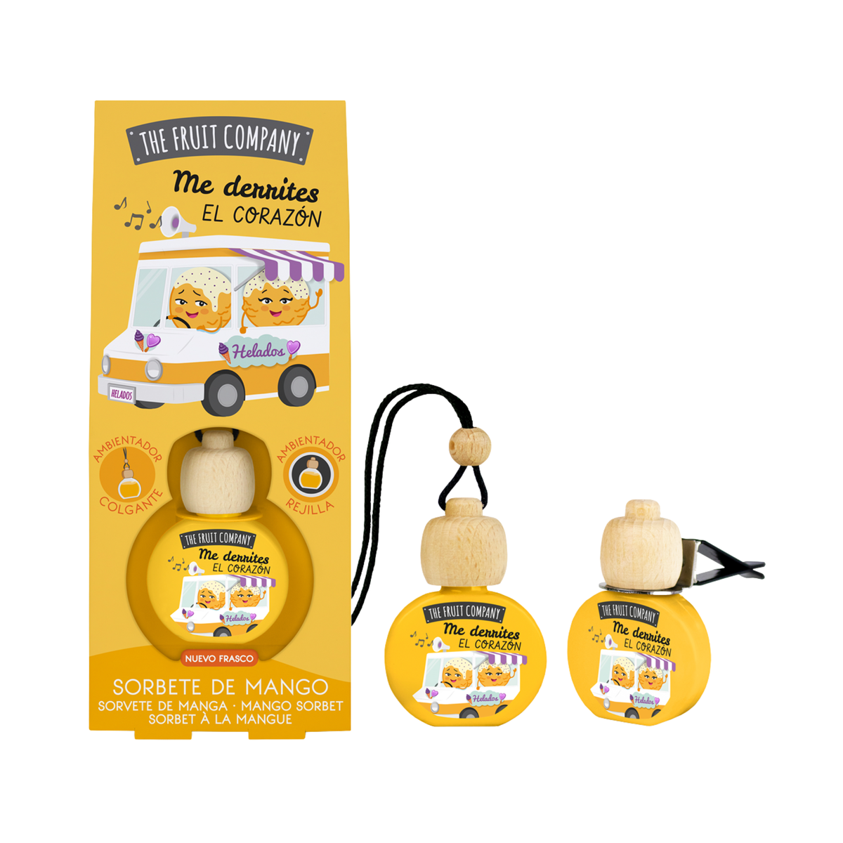 🥭 Désodorisant Voiture Mango – The Fruit Company 🚗