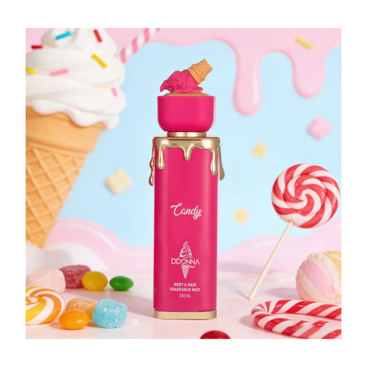🍭💗 Brume Parfumée Corps & Cheveux Candy – 250 ml | D’Donna 🍬