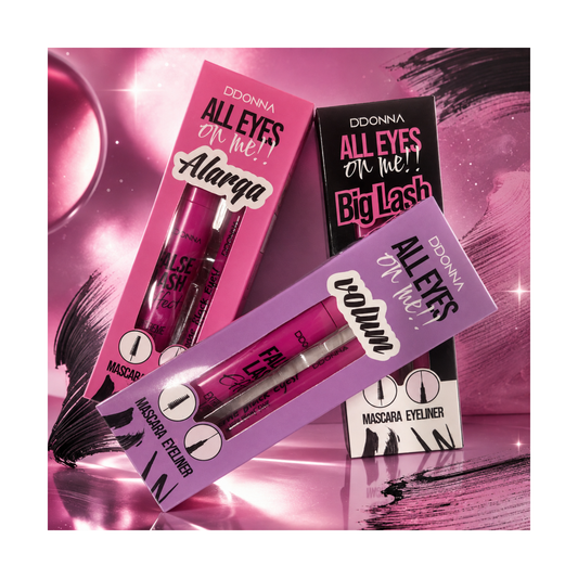 👁️ 💖Duo Mascara & Eyeliner Noir Waterproof – All Eyes On Me💓 ( 3 mascaras actions différentes)