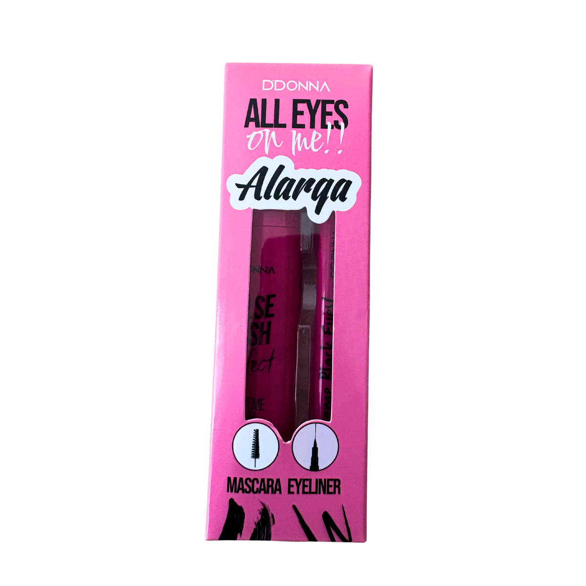 👁️ 💖Duo Mascara & Eyeliner Noir Waterproof – All Eyes On Me💓 ( 3 mascaras actions différentes)
