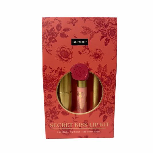 💋 Coffret lèvres Collection Noël /Sence – Rose Éclat 💖