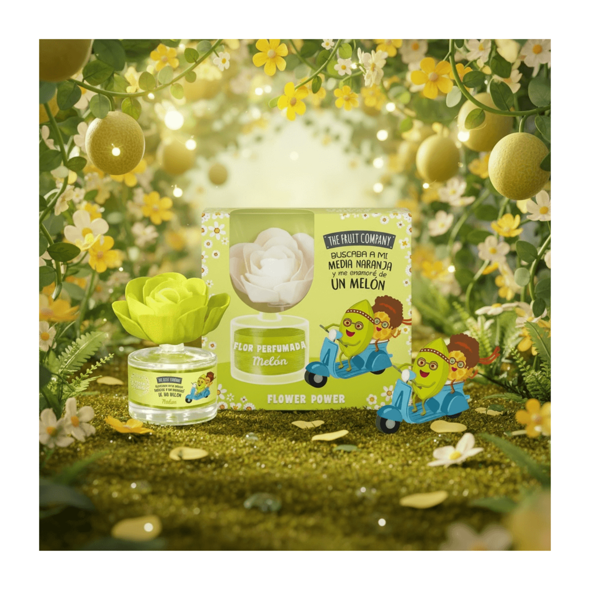🍈 Coffret Fleur pardumée Melon – The Fruit Company 🌸