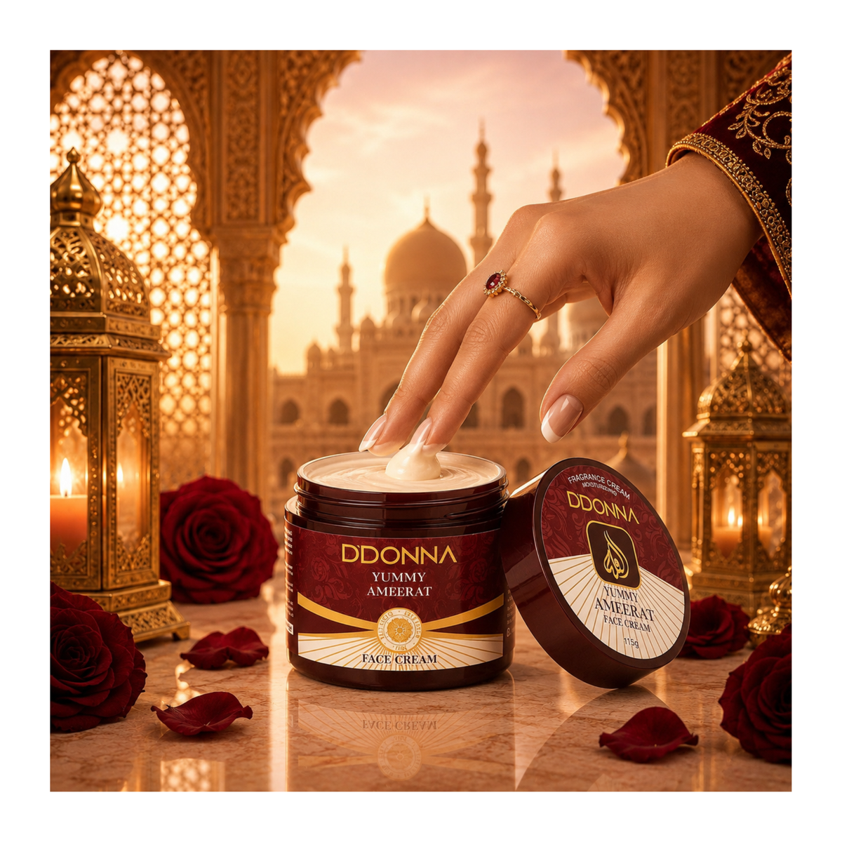 🌸 Crème Visage au Collagène Yummy Ameerat 115 g – D’Donna Dubai 🌸