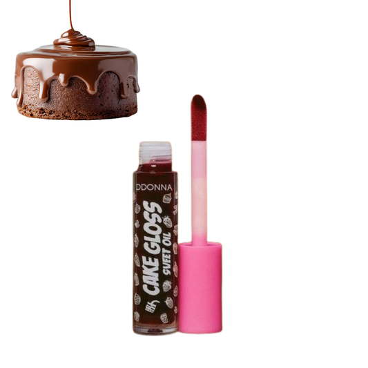 Cake Gloss - Sweet lip oil - Chocolate cake / D’donna