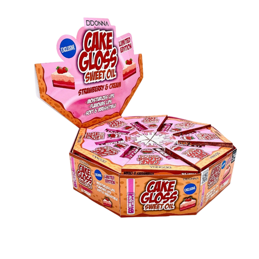 🍓 Cake Gloss - Sweet lip oil - strawberry & cream / D’donna