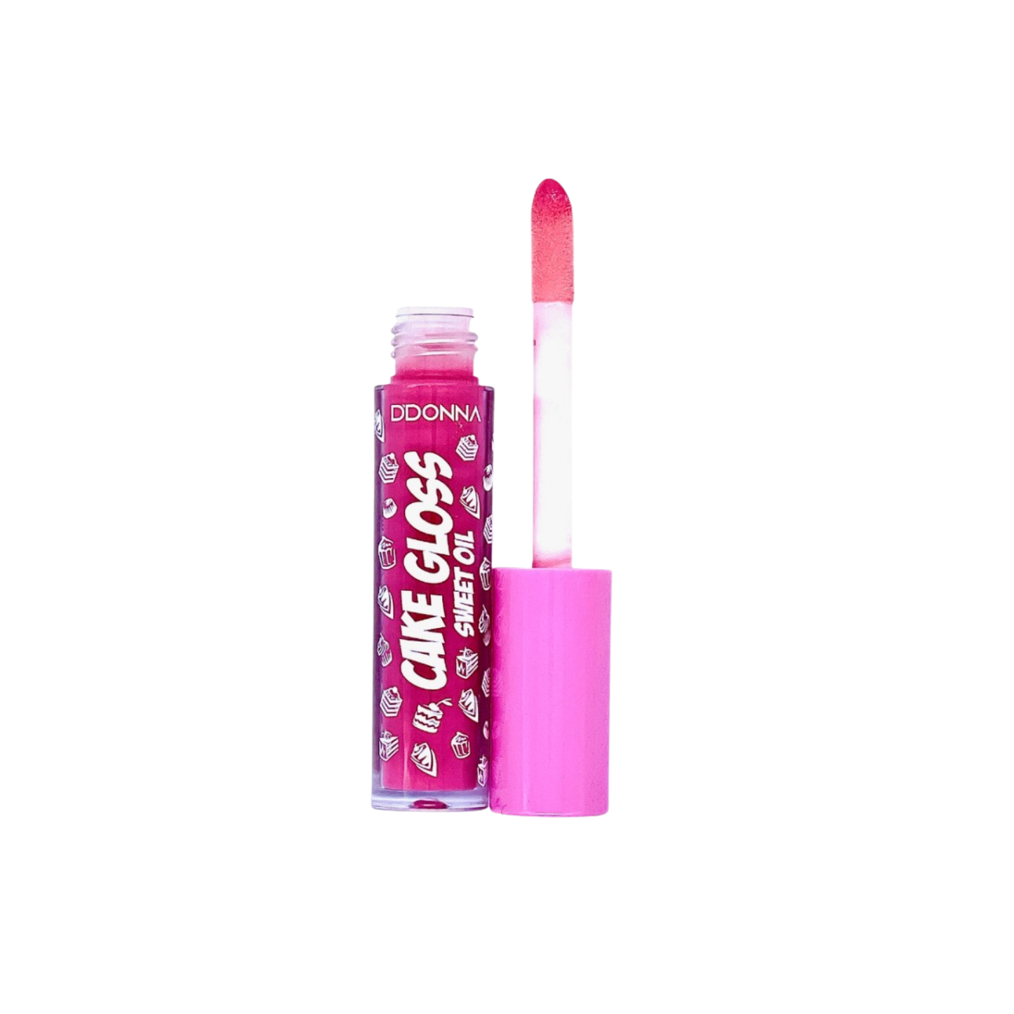 🍓 Cake Gloss - Sweet lip oil - strawberry & cream / D’donna