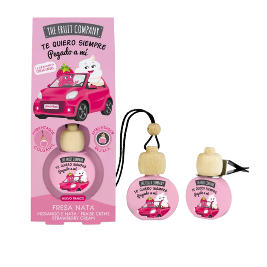 Désodorisant pour voiture senteur fraise chantilly - The Fruit Company