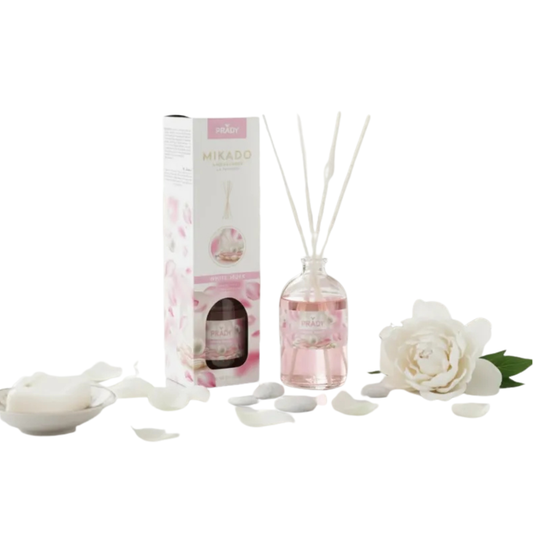 Mikado Musk blanc – Diffuseur de Parfum d’Ambiance by Prady 100ml