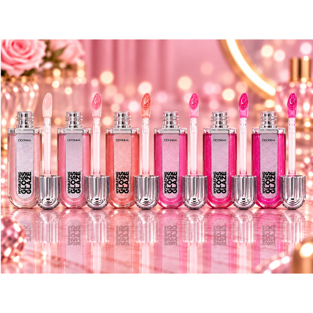 🚨Précommande - 💄 Gloss Hydrating Gloss Glaze D’Donna – 6 Teintes au choix ✨
