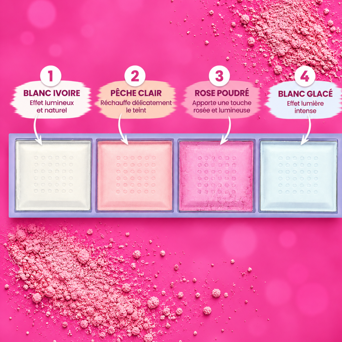 🎀 Bake Pinky Mineral Powder Cake – D’Donna – 4 teintes au choix