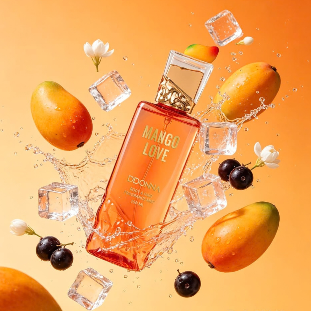 🥭🍹 Brume Corps & Cheveux Mango Love – D’Donna – 250 ml
