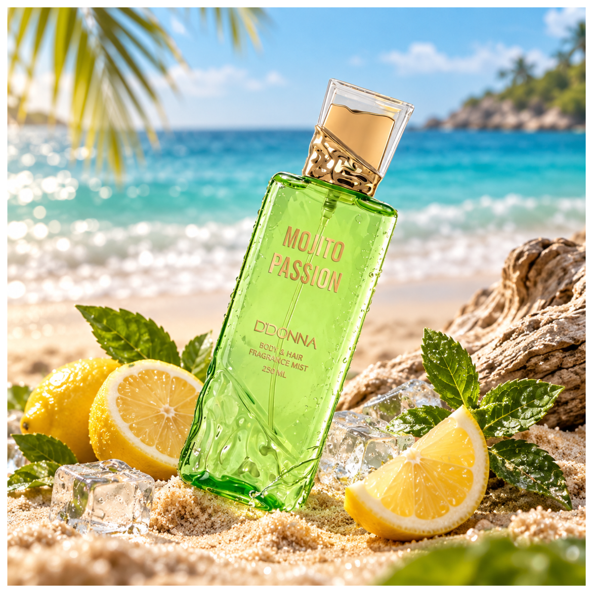 🍋🍹Brume Corps & Cheveux Mojito Passion – D’Donna – 250 ml