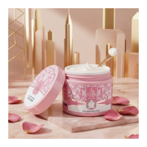 🌸 Crème Visage au Collagène – Yara Rose – D’Donna Dubai- 113g