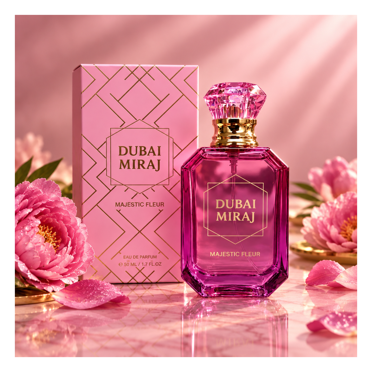 🌸 Eau de Parfum Majestic Fleur 50 ml – Dubai Miraj 💗
