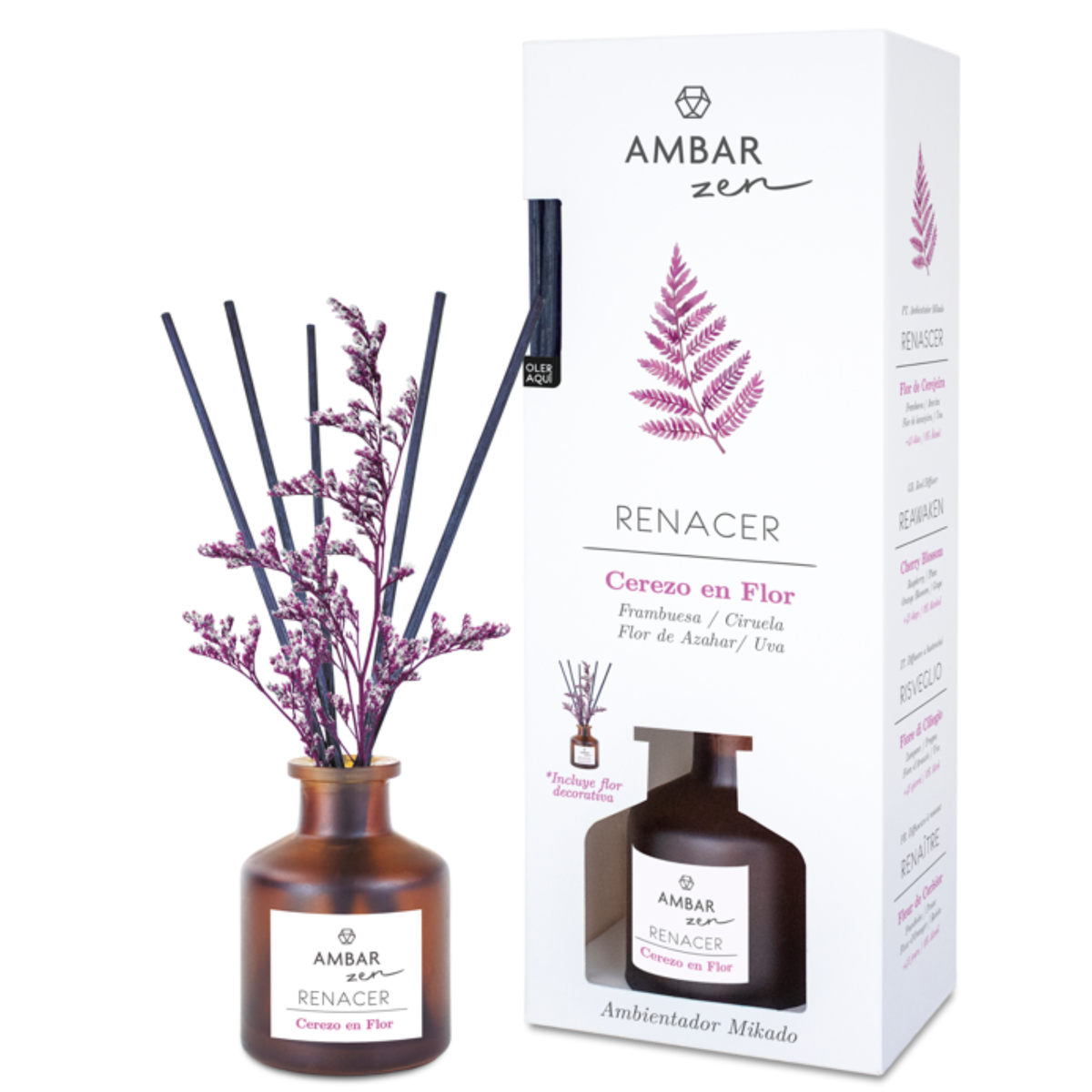 🌸 Mikado Collection Zen Fleur de Cerisier 40 ml – Ambar