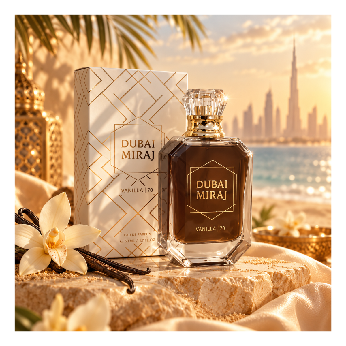 🍦 Eau de Parfum Vanilla 70 / 50 ml – Dubai Miraj 🤎✨