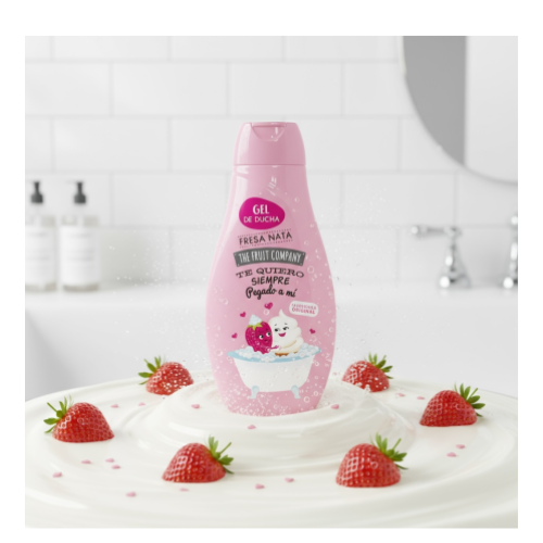 🍓 Gel Douche Fraise Chantilly – The Fruit Company - 600 ml