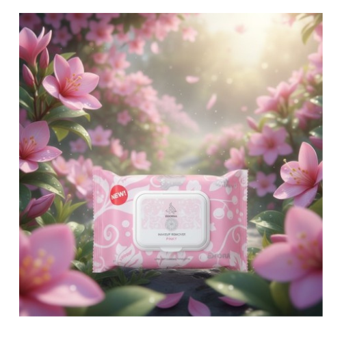 🌸 Lingettes Démaquillantes Parfum Yara Rose – D’Donna (30 lingettes)
