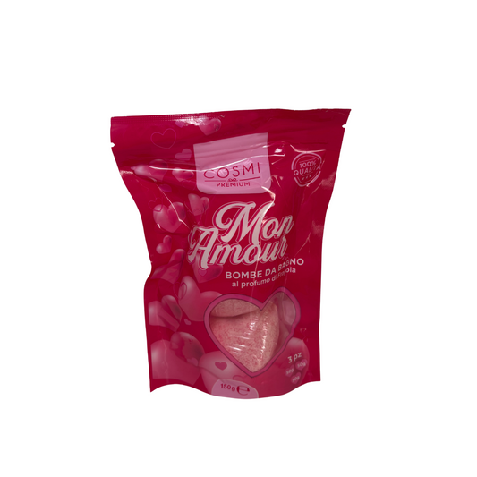 Bombes de bain -  Coeur senteur fraise