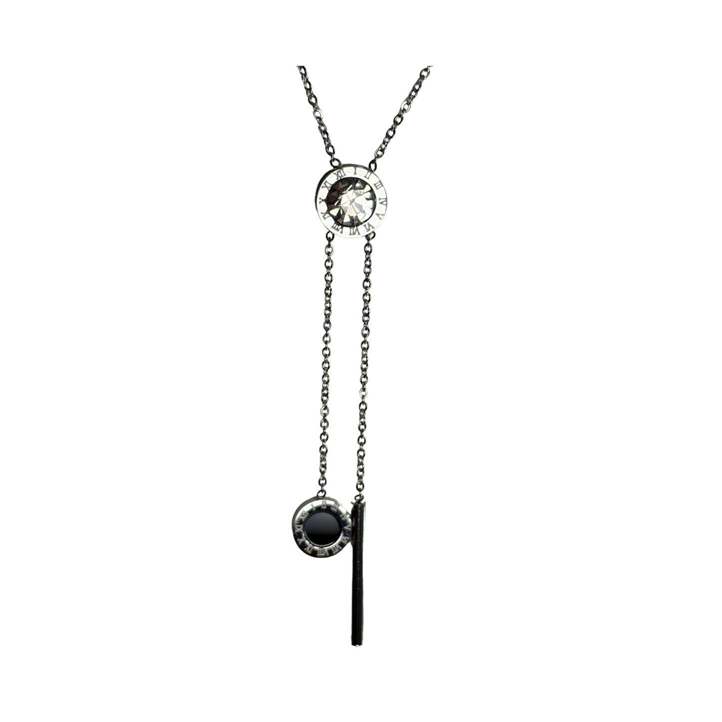 Collier TEMPORA - Argenté en acier Inoxydable