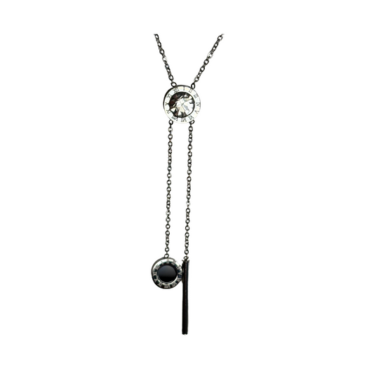 Collier TEMPORA - Argenté en acier Inoxydable