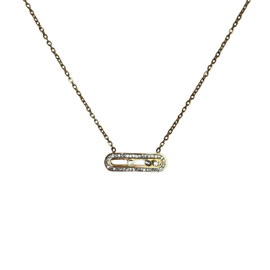 Collier LOVIA ♥ - Doré en acier inoxydable