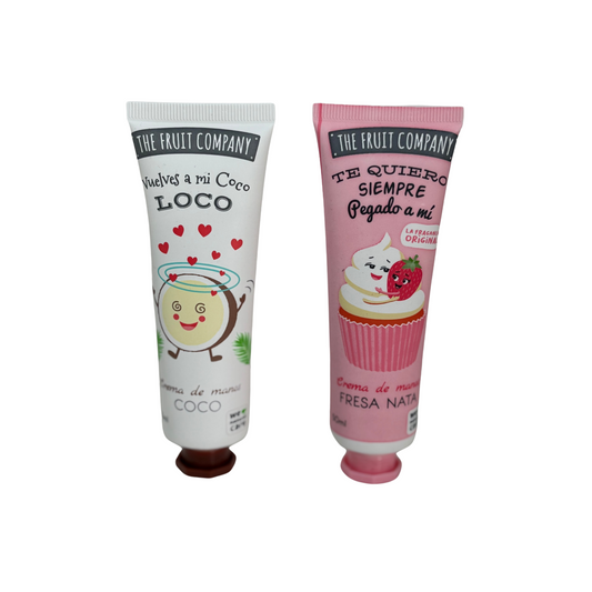 Crème pour les mains parfums fruités - The Fruit Company - 50ml