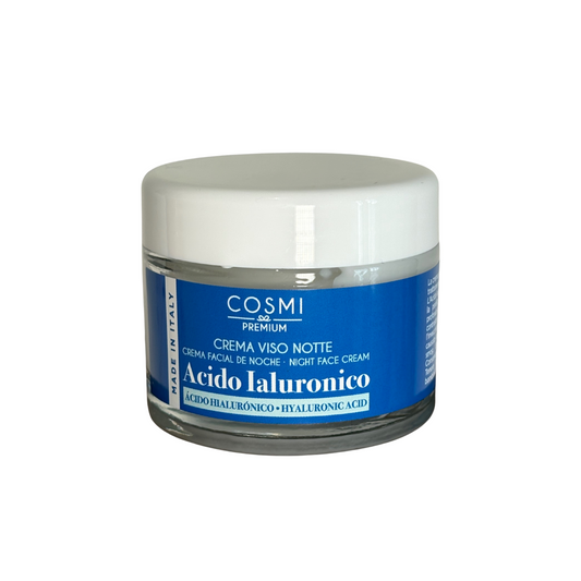 Crème de nuit pour le visage a l'acide hyaluronique - Cosmi Premium -  50ml
